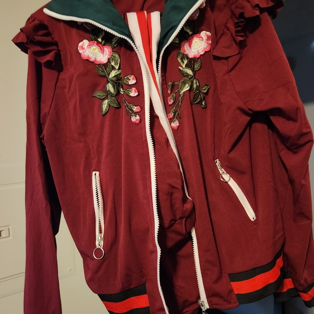2 pc burgundy guc inspired set 1x/2x